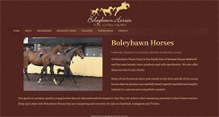 Desktop Screenshot of boleybawnhorses.com